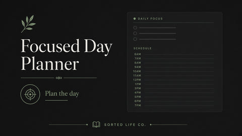 Focused Day Planner