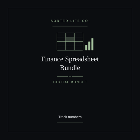 Finance Spreadsheet Bundle